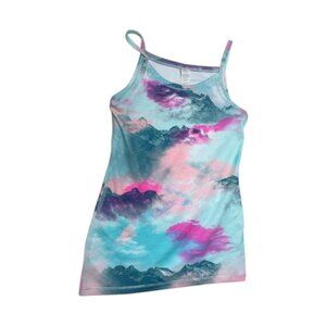 Ivivva Lululemon Girls 8 Yrs Tank Top Summer Vacation Beach Gymnastic Dance Pink